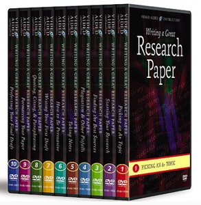 Video aided instruction writing a great research paper